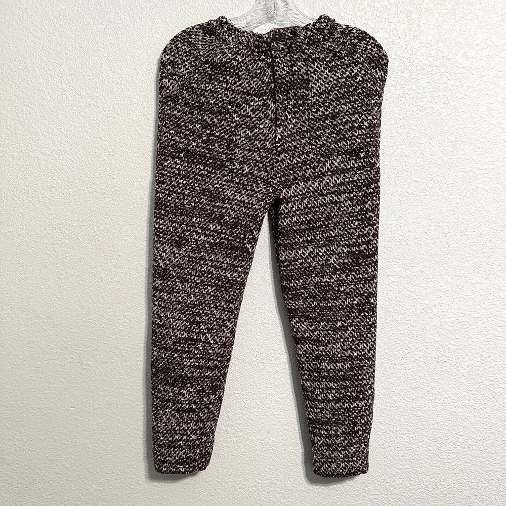 Free People Cozy Knit Trouser Pants Deep Red Combo Sweat Pants Women’s Size XS